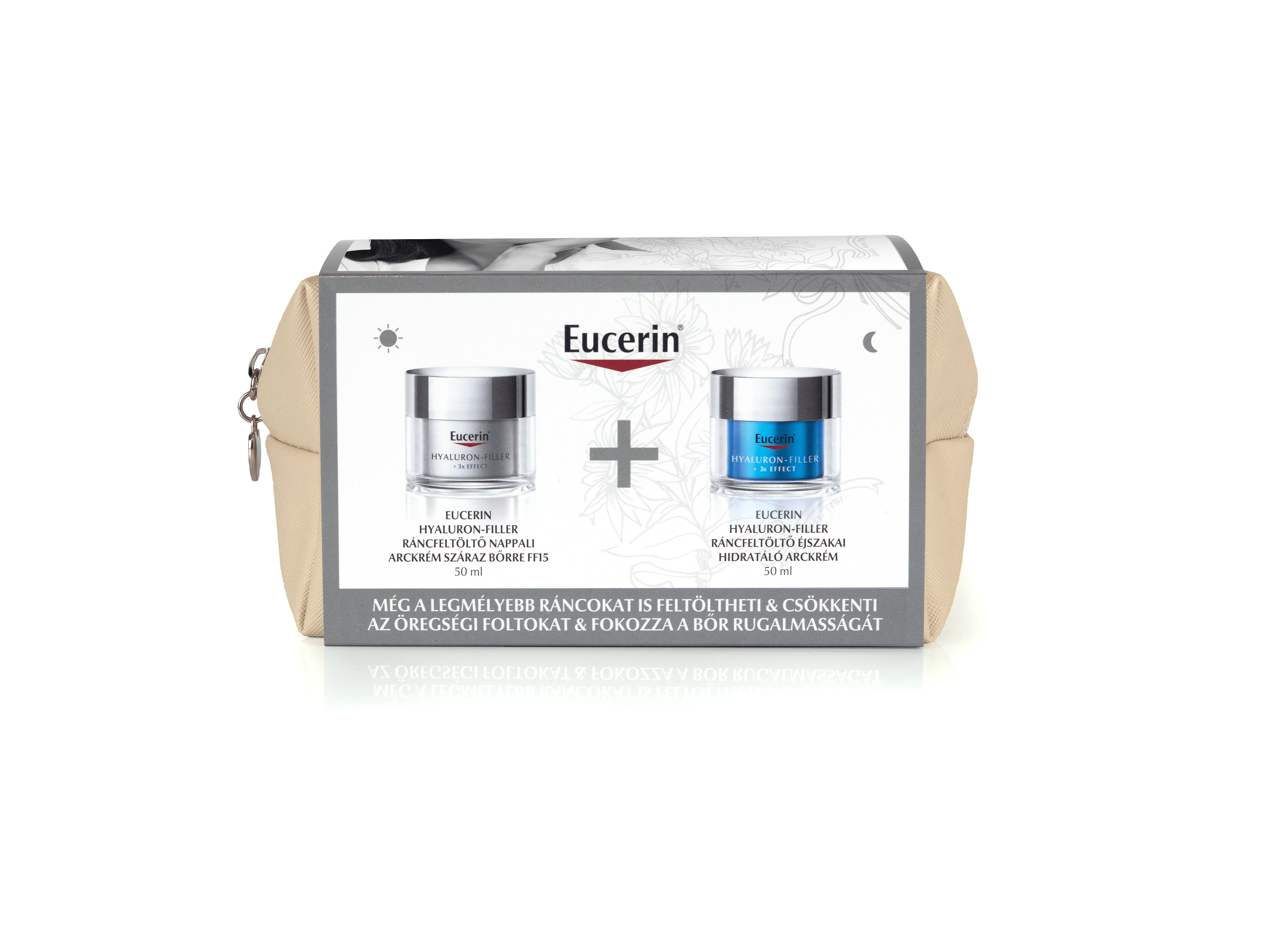 EUCERIN HYALURON-FILLER NAPPALI SZÁRAZ + ÉJSZAKAI 2X50ML