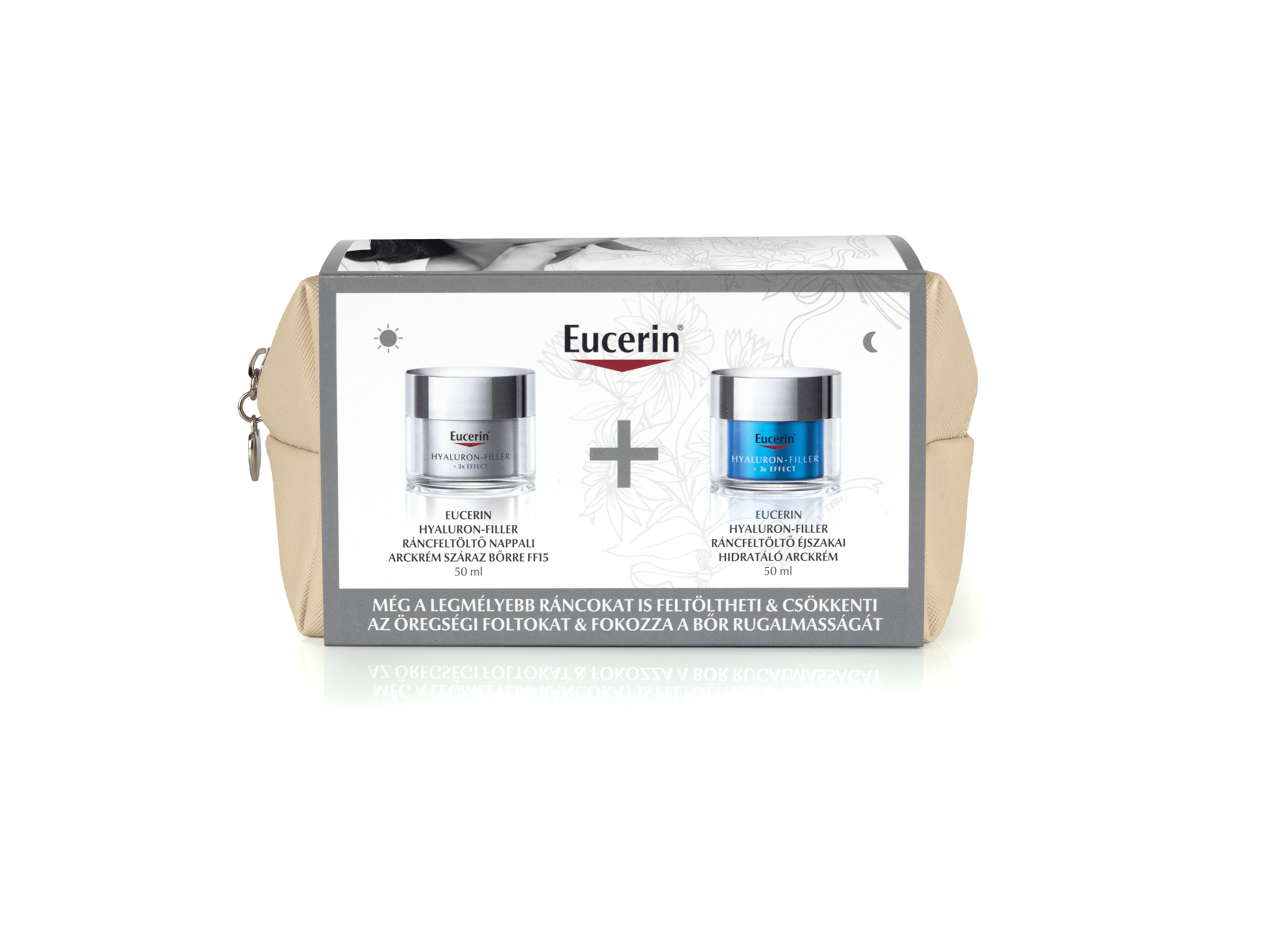 EUCERIN HYALURON-FILLER NAPPALI SZÁRAZ + ÉJSZAKAI 2X50ML