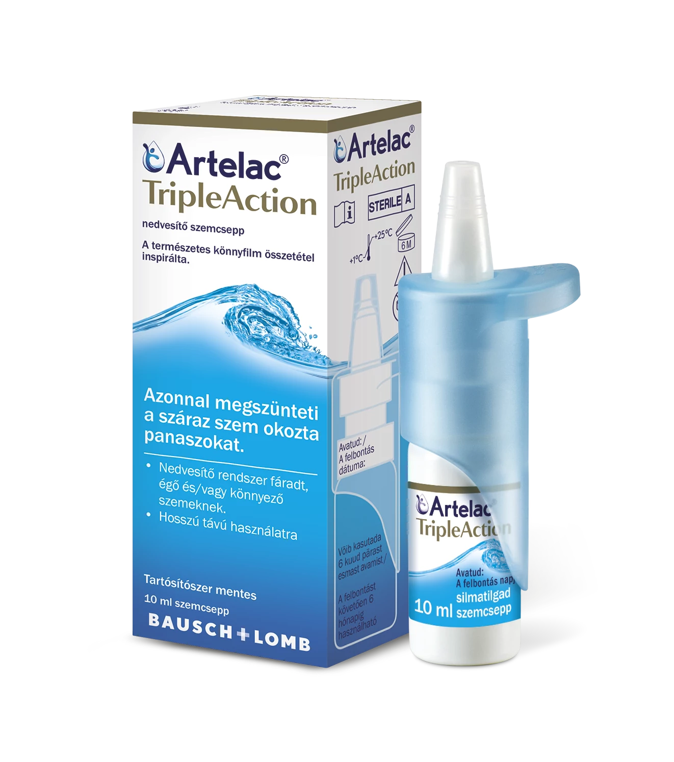 ARTELAC TRIPLE ACTION SZEMCSEPP 10ML