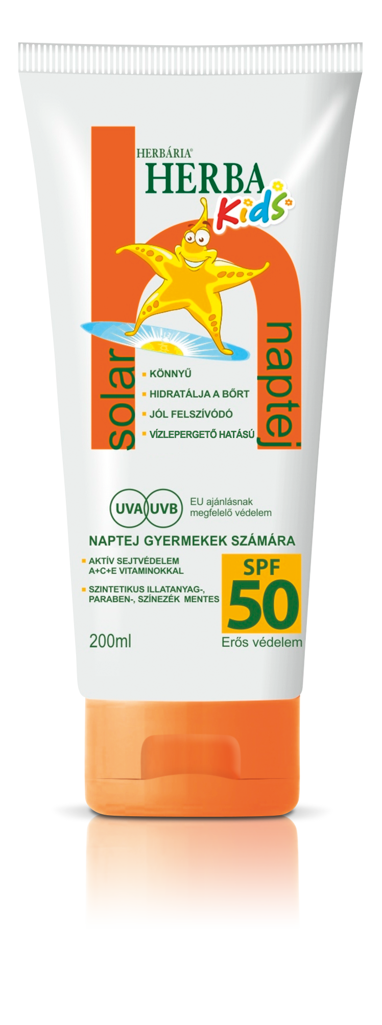 HERBARIA SPF50+ NAPTEJ GYERMEK (HERBAKIDS) 200ML