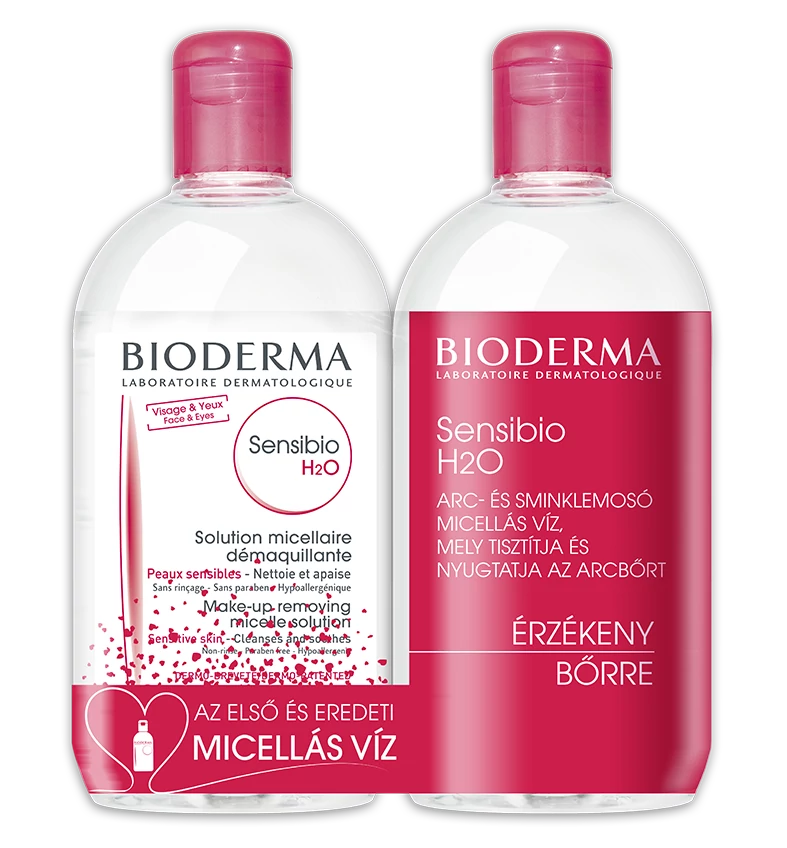 BIODERMA SENSIBIO H2O MICELLAFESZTIVÁL 2X250ML