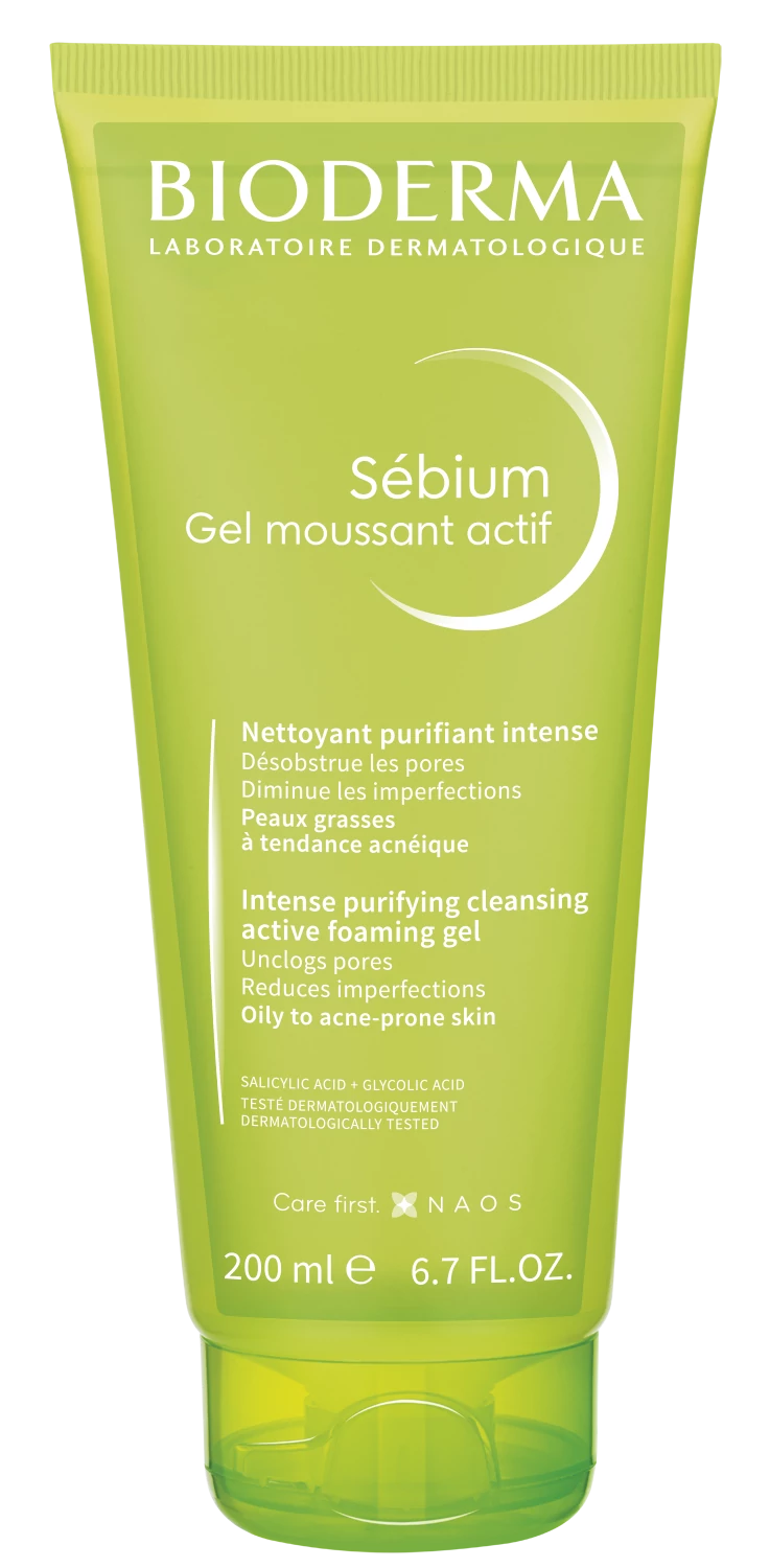 BIODERMA SEBIUM GÉL MOUSSANT ACTIF 200ML