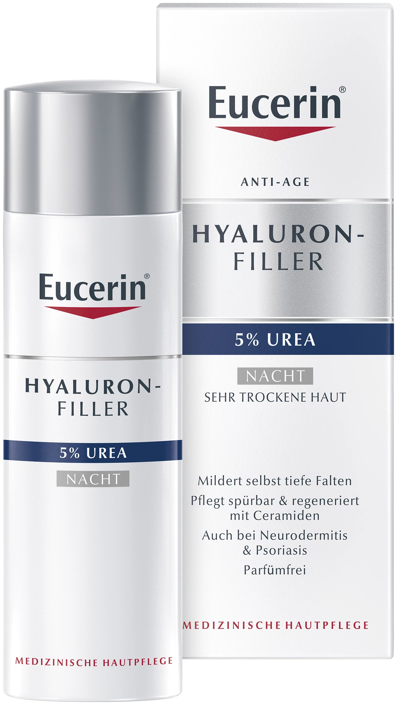 EUCERIN HYALURON-FILLER UREA 5% ÉJSZAKAI KRÉM 50ML