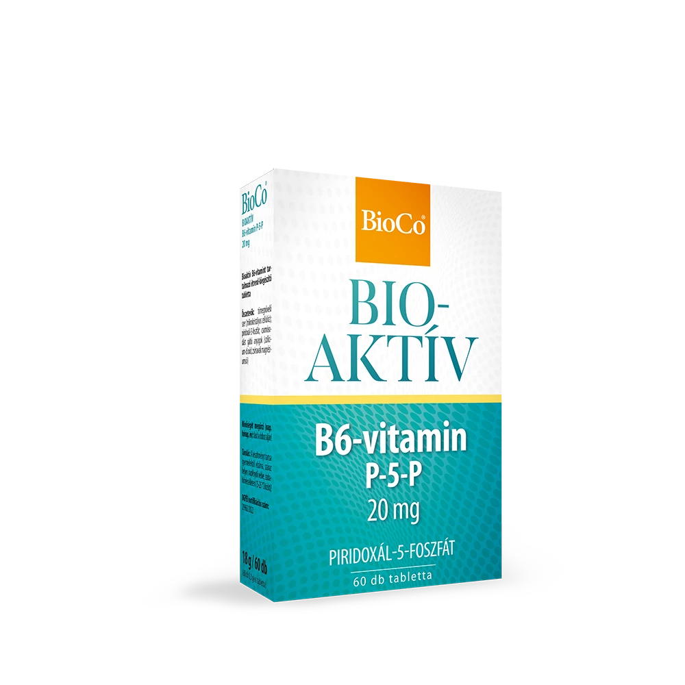 BIOCO BIOAKTIV B6 20MG P-5-P TABLETTA 60X