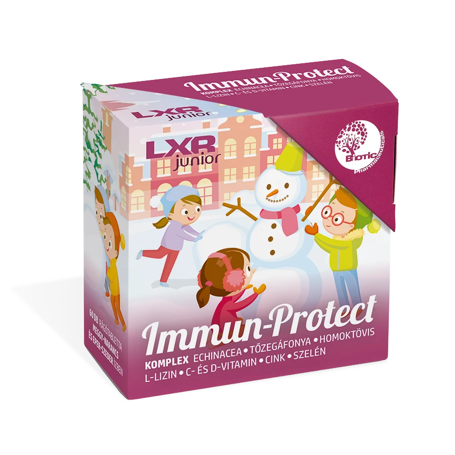 LXR JUNIOR IMMUN-PROTECT KOMPLEX RÁGÓTABLETTA 60X
