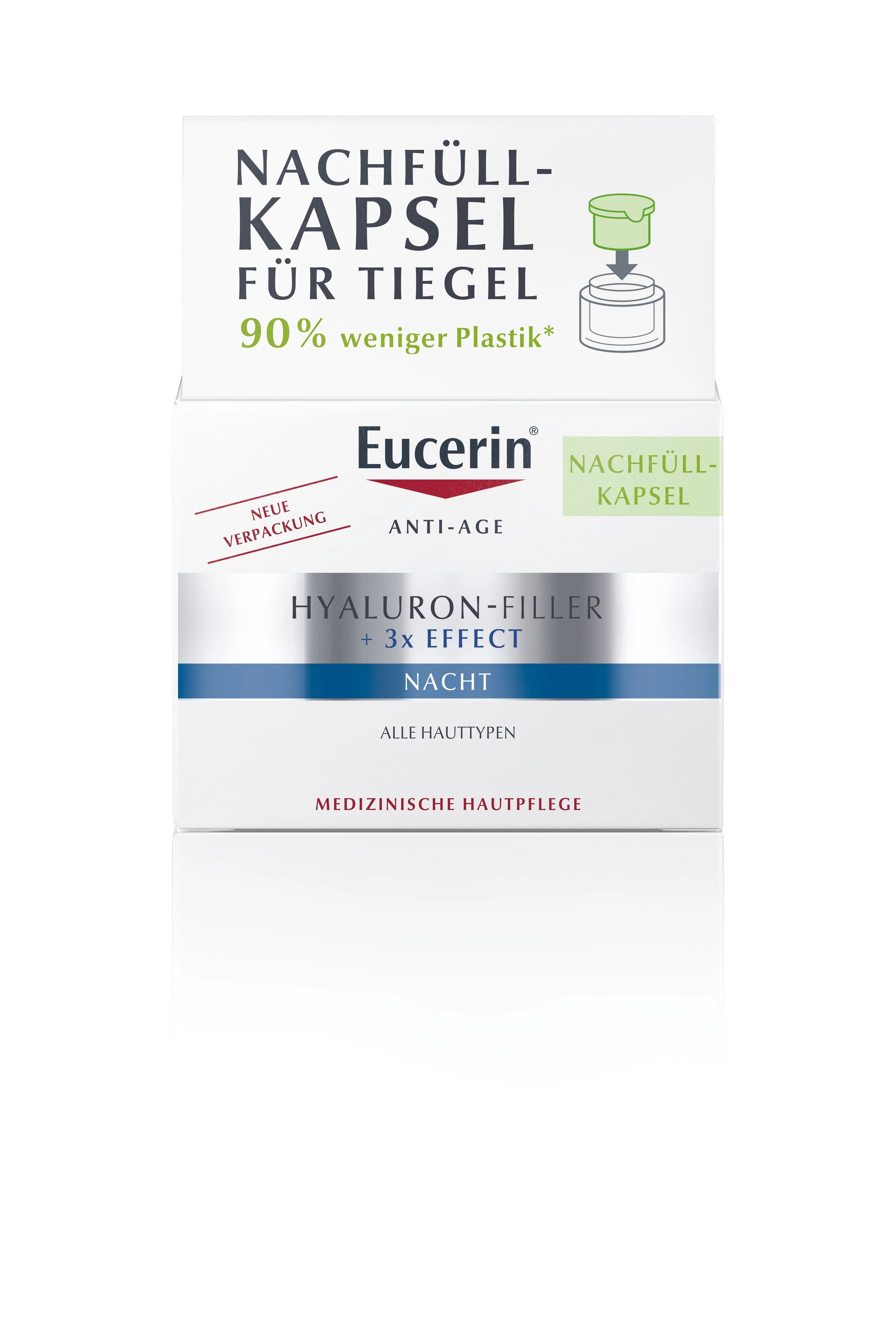 EUCERIN HYALURON-FILLER RÁNCFELTÖLTŐ ÉJSZAKAI ARCKRÉM ÖKO-UTÁNTÖLTŐ 50ML