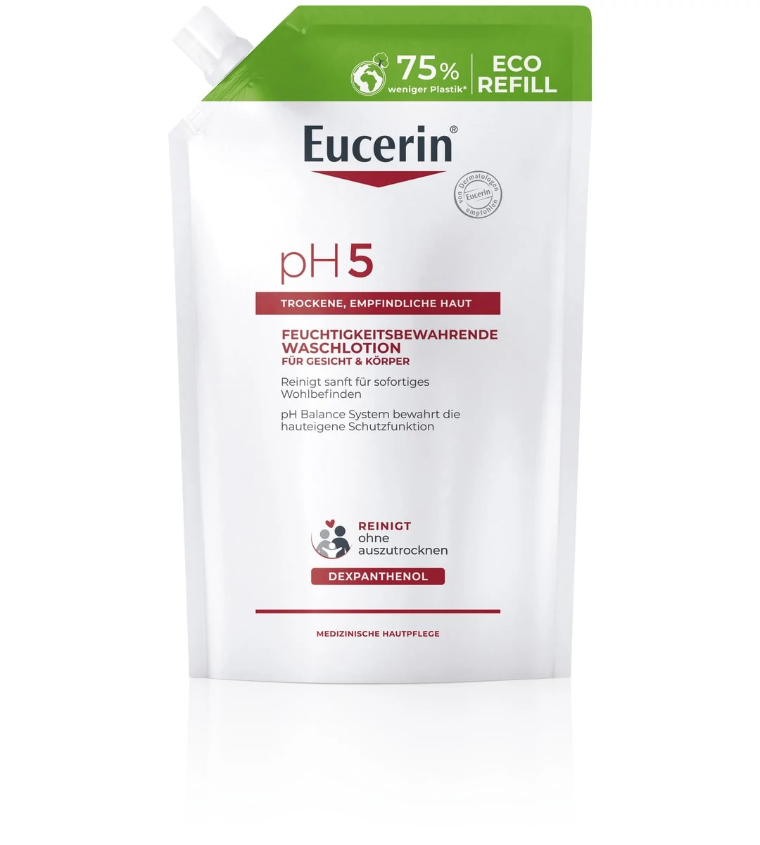 EUCERIN PH5 FOLYÉKONY MOSAKODÓSZER ÖKO-UTÁNTÖLTŐ 750ML
