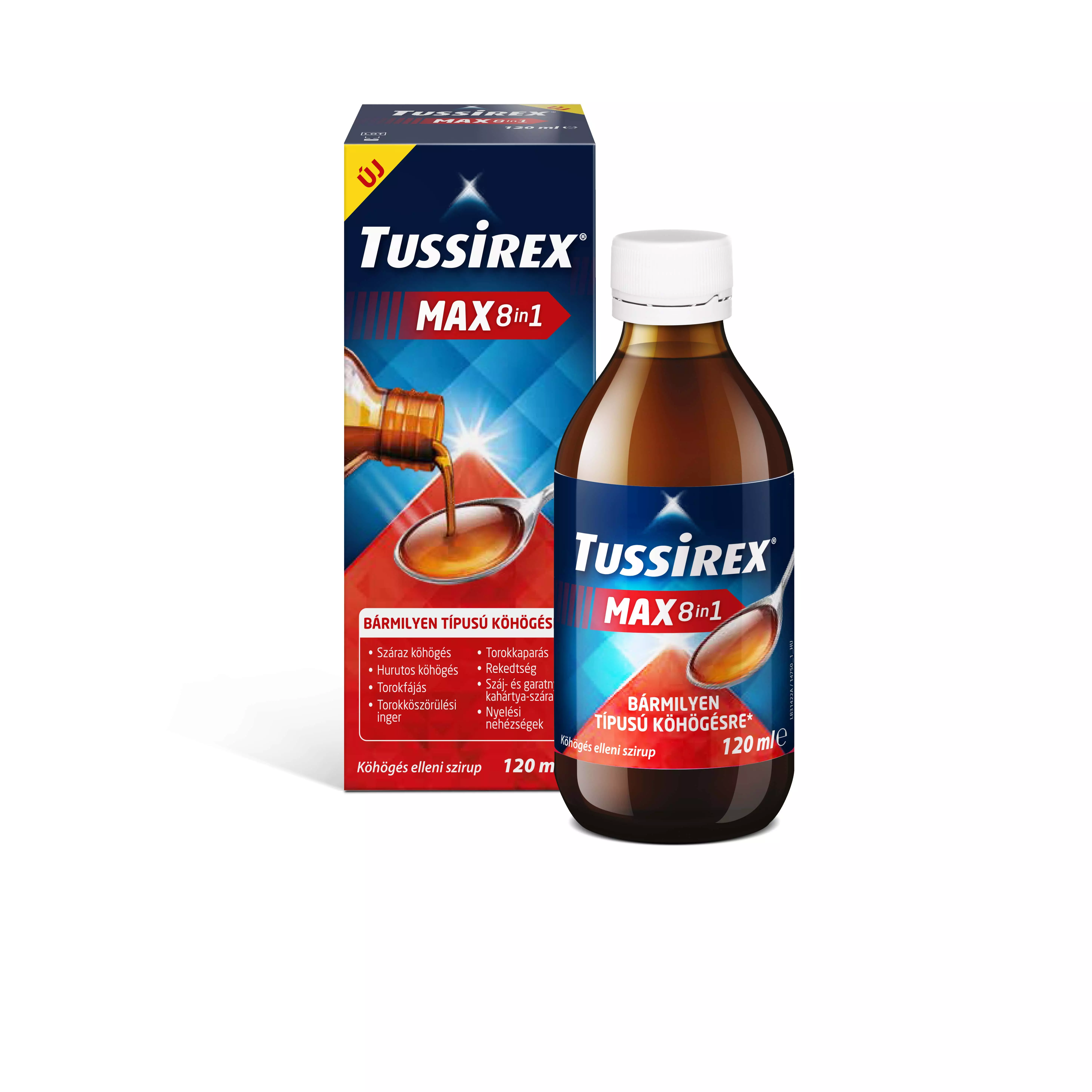 TUSSIREX MAX 8IN1 SZIRUP 120ML