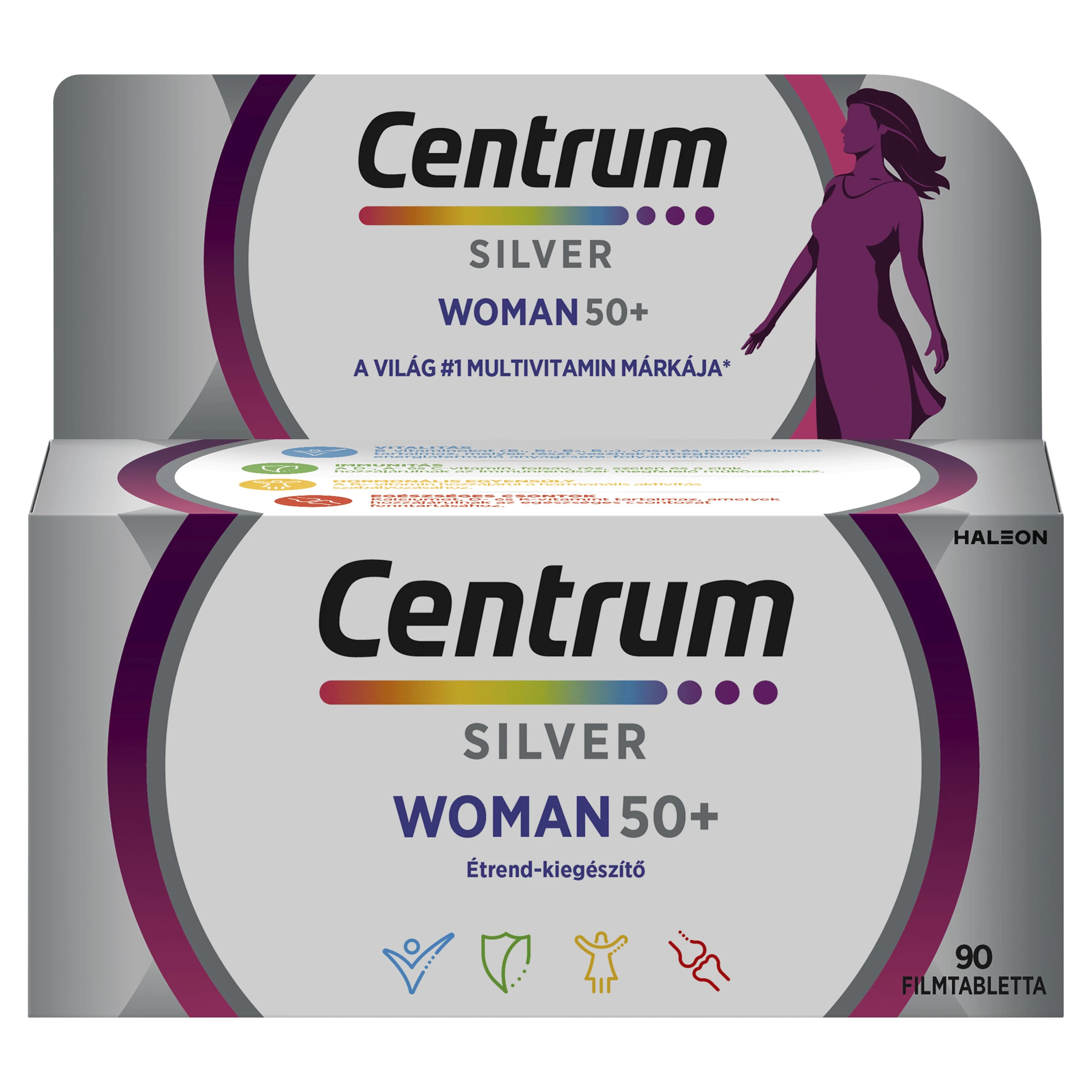CENTRUM NŐKNEK 50+ A-Z FILMTABLETTA 90X - INGYENES SZÁLLÍTÁS GLS CSOMAGAUTOMATÁBA