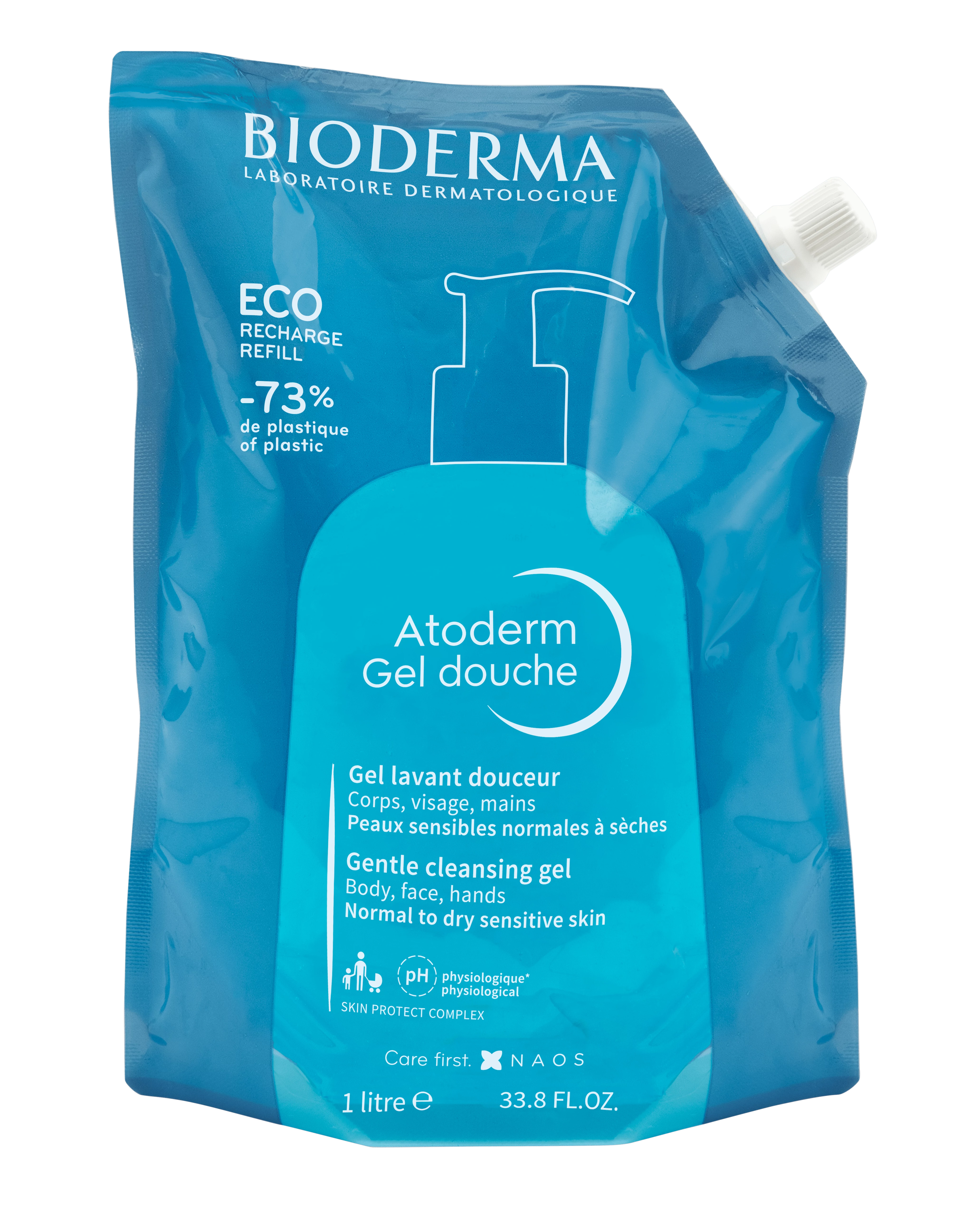 BIODERMA ATODERM TUSFÜRDŐ ÖKO UTÁNTÖLTŐ 1000ML