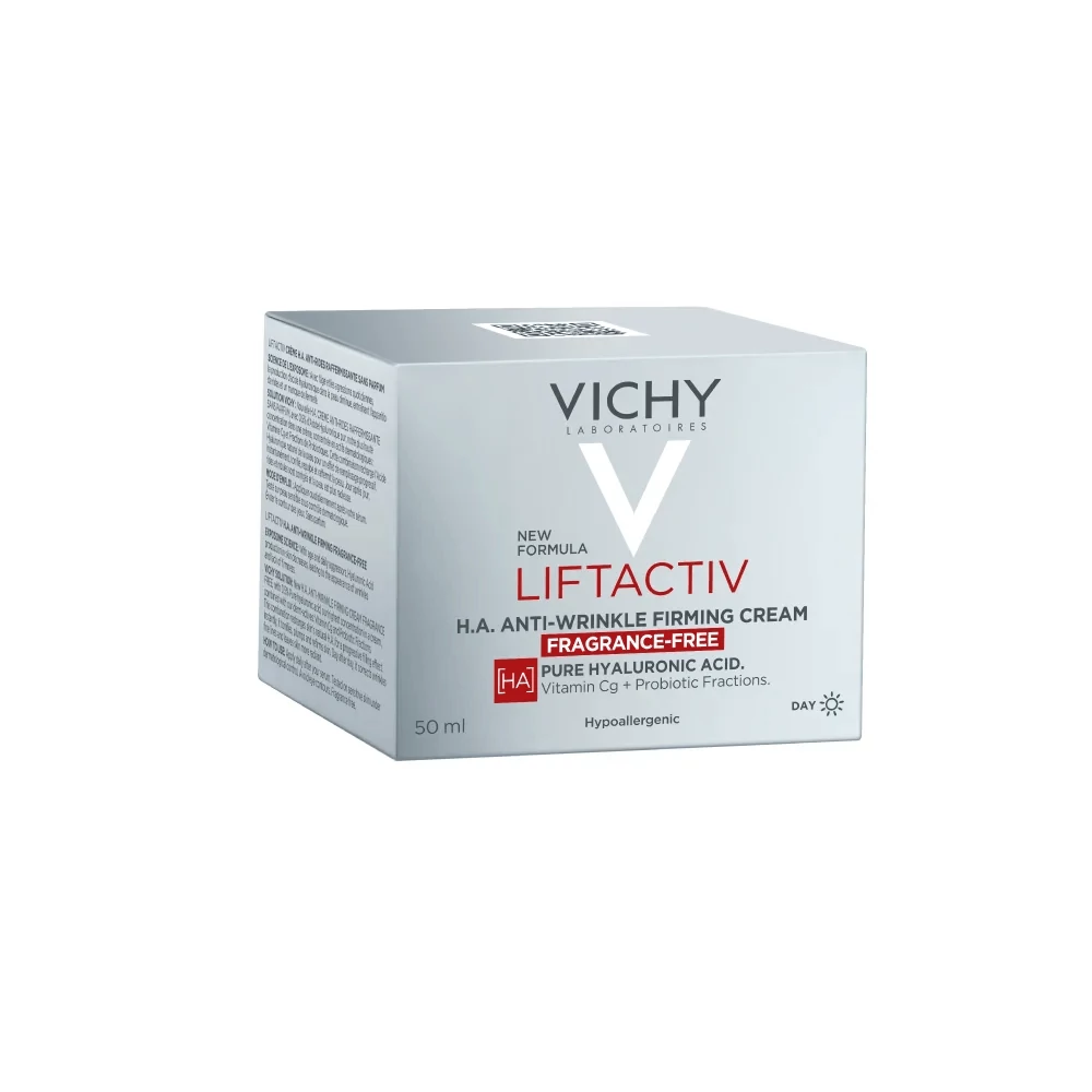 VICHY LIFTACTIV H.A. RÁNCTALANÍTÓ, FESZESÍTŐ ARCKRÉM - ILLATMENTES 50ML