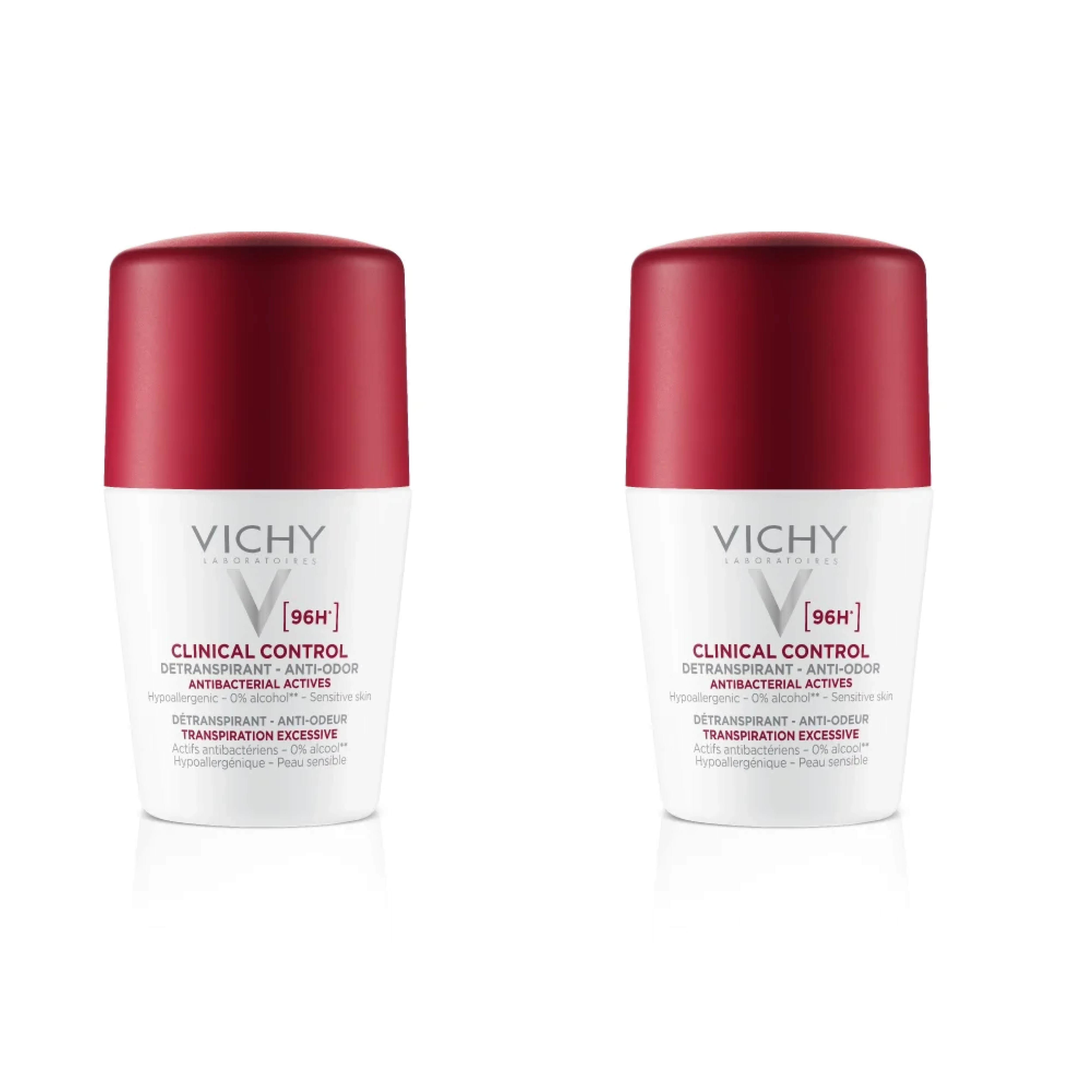 VICHY 96H CLINICAL CONTROL IZZADSÁGSZABÁLYOZÓ DEZODOR 50ML+50ML