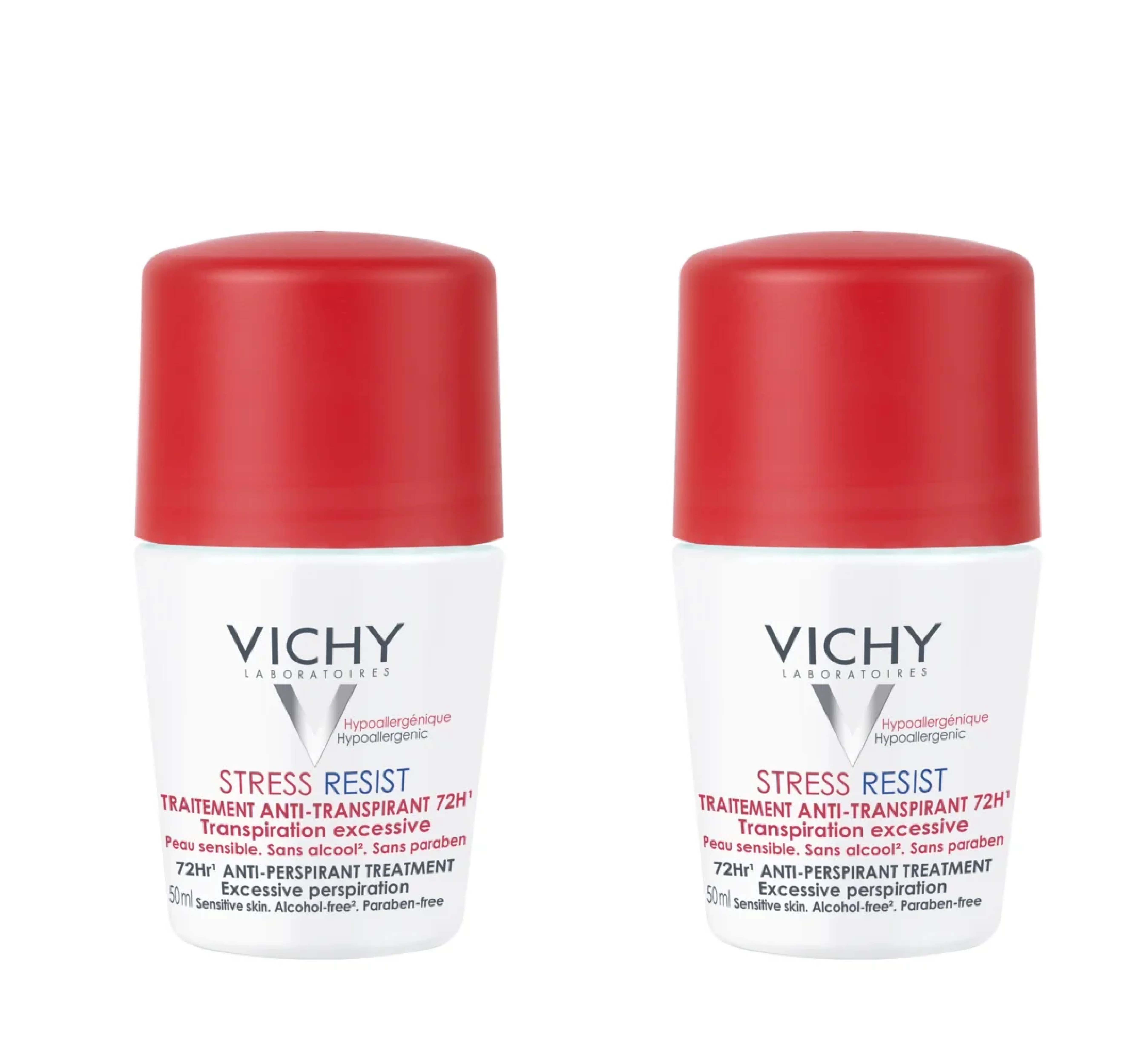 VICHY STRESS RESIST IZZADSÁGSZABÁLYOZÓ GOLYÓS DEZODOR 50ML+50ML